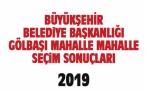 Büyükşehir Belediye Başkanlığı Gölbaşı mahalle mahalle  seçim sonuçları