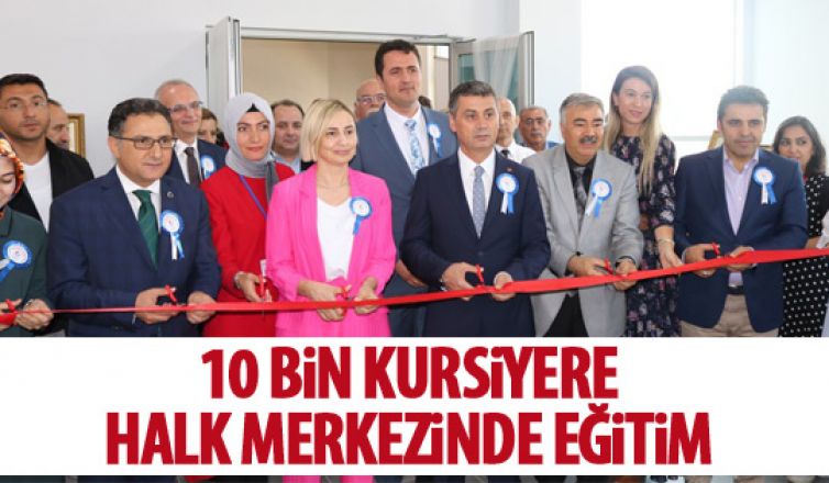 10 Bin Kursiyere Eğitim