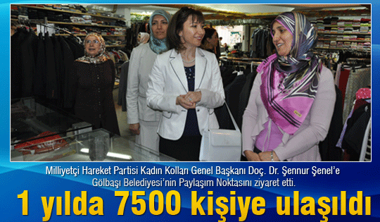 1 yılda 7500 kişiye ulaşıldı