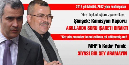 2013 yılı meclisi polemikle başladı...