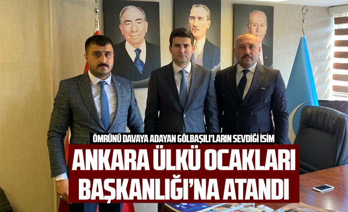 Abdullah Yüksel Ankara Ülkü Ocakları Başkanı oldu