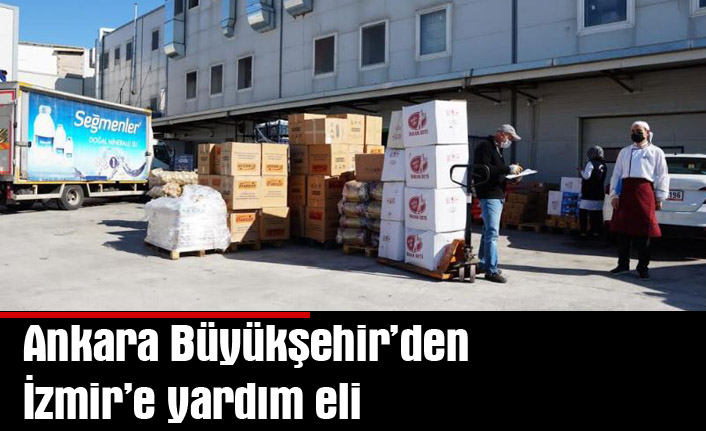 Ankara Büyükşehir'den İzmir'e yardım eli