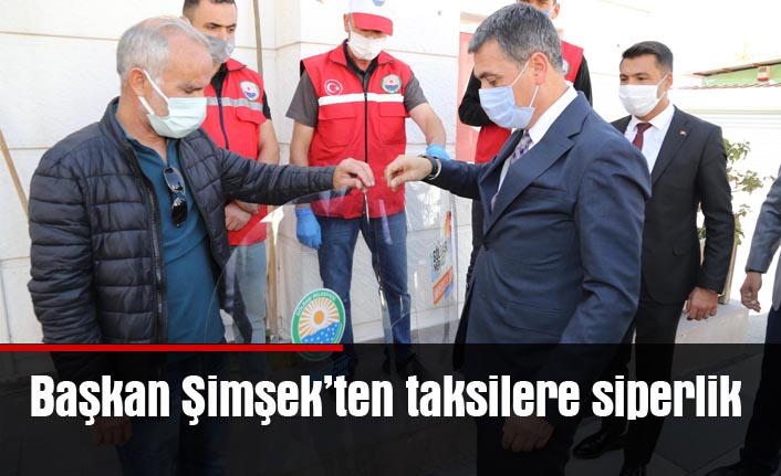 Gölbaşı Belediye Başkanı Ramazan Şimşek’ten taksilere siperlik