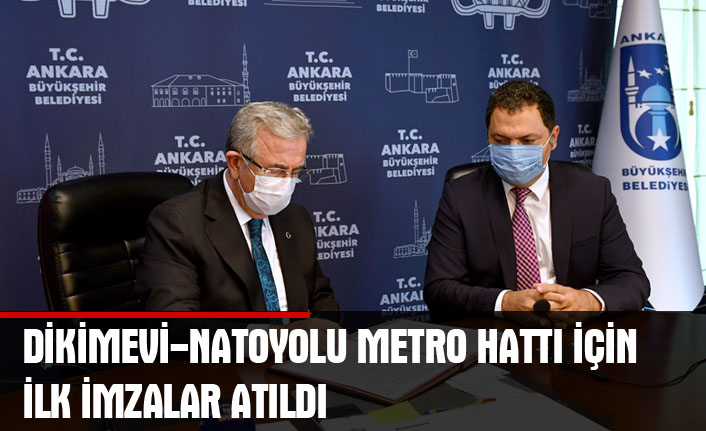 Mansur yavaş düğmeye bastı: dikimevi-natoyolu metro hattı için ilk imzalar atıldı