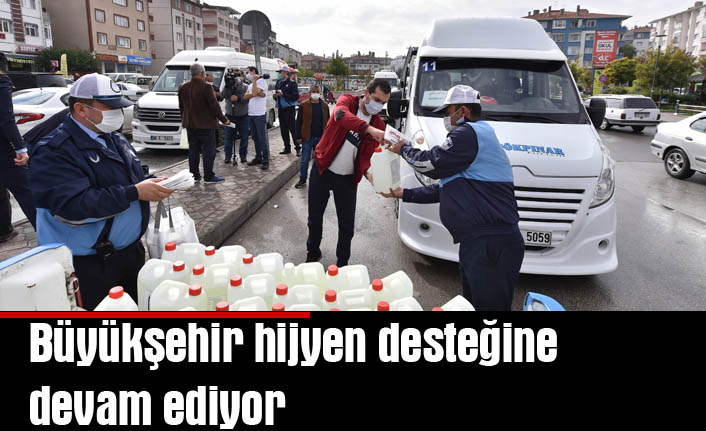 Büyükşehir'in merkez ve ilçelerde hijyen desteği devam ediyor