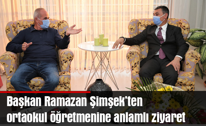 Gölbaşı Belediye Başkanı Ramazan Şimşek ortaokul öğretmeniyle buluştu…