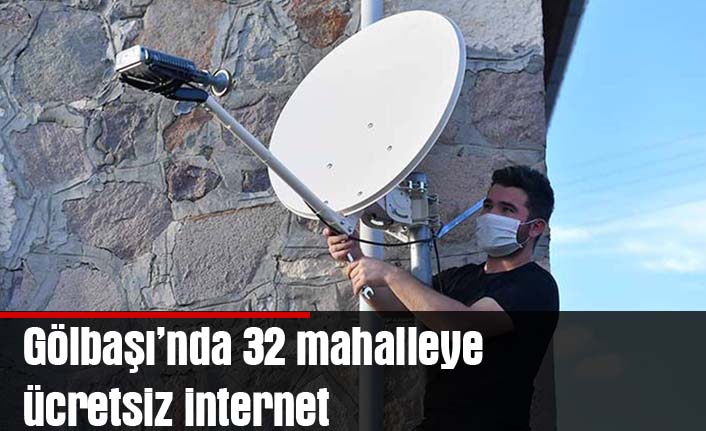 Gölbaşı’nda 32 mahalleye ücretsiz internet