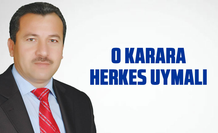 Mehmet Aktay : 'Karar sağlığımız için alındı'