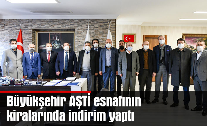 Büyükşehir AŞTİ esnafının kiralarında indirim yaptı