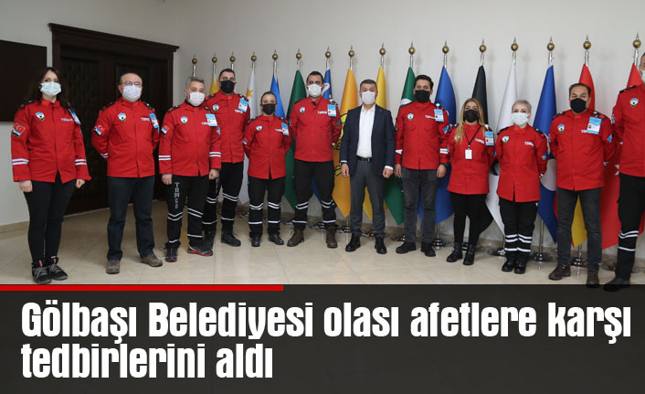 Gölbaşı Belediyesi olası afetlere karşı tedbirlerini aldı