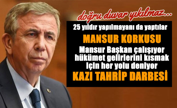 Mansur Yavaş'a kazı tahrip bedeli darbesi