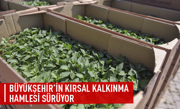 Büyükşehir'in kırsal kalkınma hamlesi sürüyor