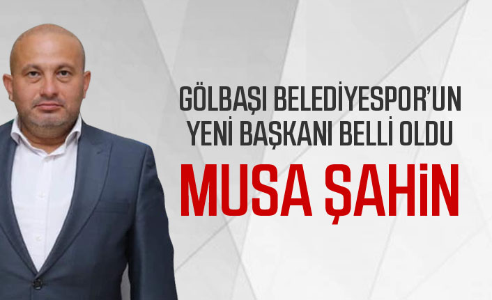 Gölbaşı Belediyespor'un yeni başkanı belli oldu