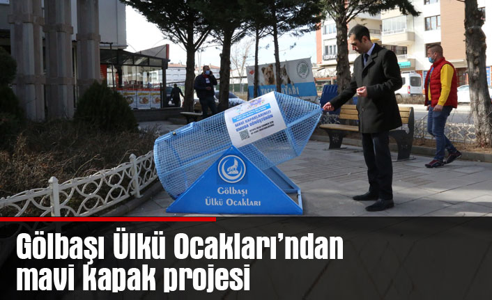 Gölbaşı Ülkü Ocakları'ndan mavi kapak projesi