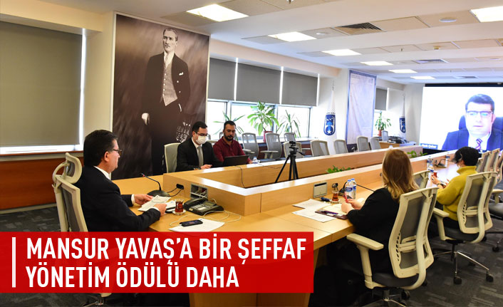 Mansur Yavaş'a bir şeffaf yönetim ödülü daha