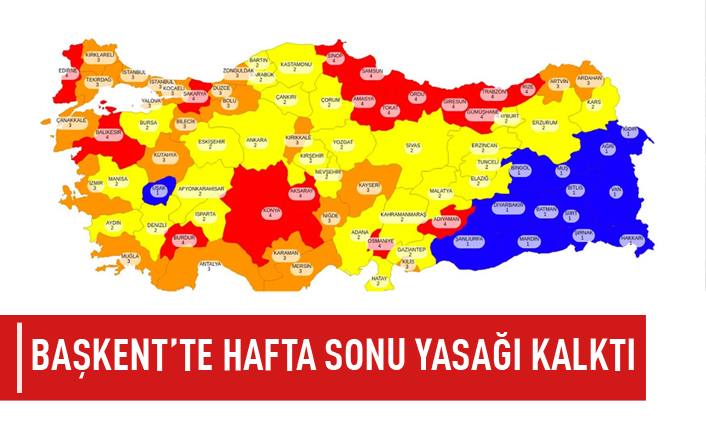 Ankara'da uygulanan hafta sonu yasağı kaldırıldı