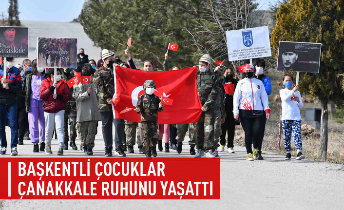 Başkentli çocuklar Çanakkale ruhunu yaşattı