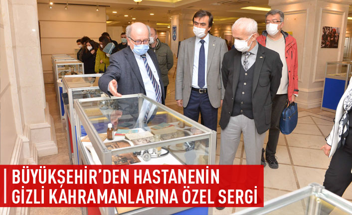 Büyükşehir'den hastanenin gizli kahramanlarına özel sergi