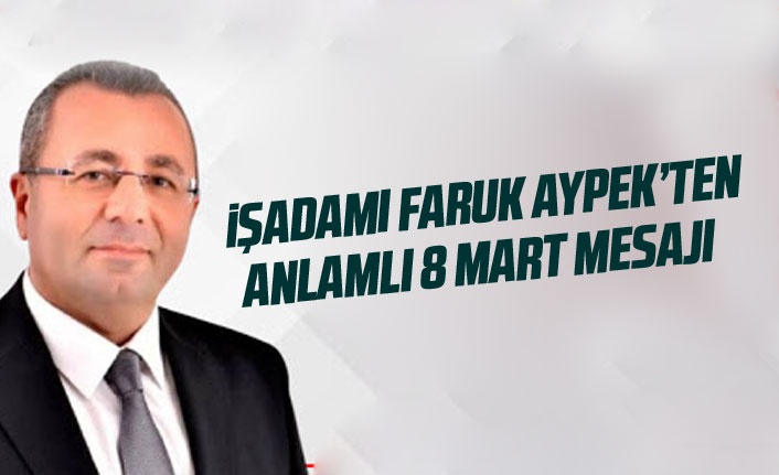 Faruk Aypek: Kadına şiddet insanlığa ihanettir