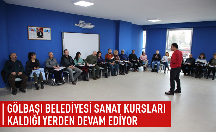 Gölbaşı Belediyesi Eğitim Kurslarının Startını Verdi