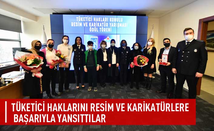 Tüketici haklarını resim ve karikatürlere başarıyla yansıttılar