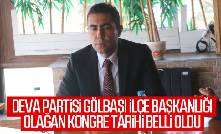 DEVA Partisi İlçe Başkanı Yılmaz, basınla bir araya geldi