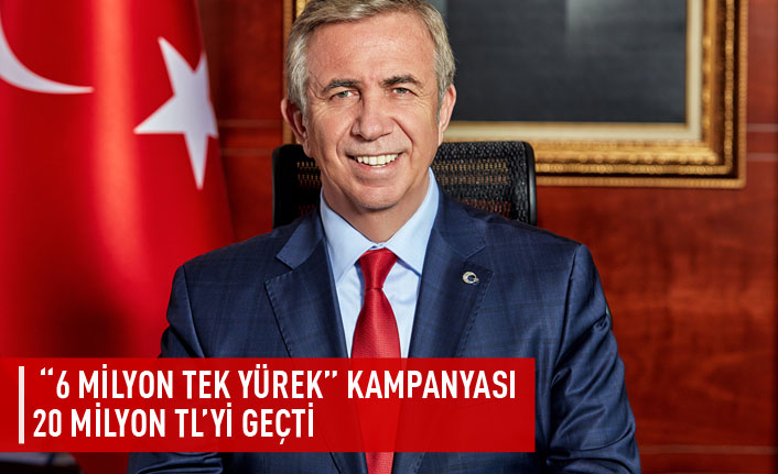 6 Milyon Tek Yürek kampanyasında destek