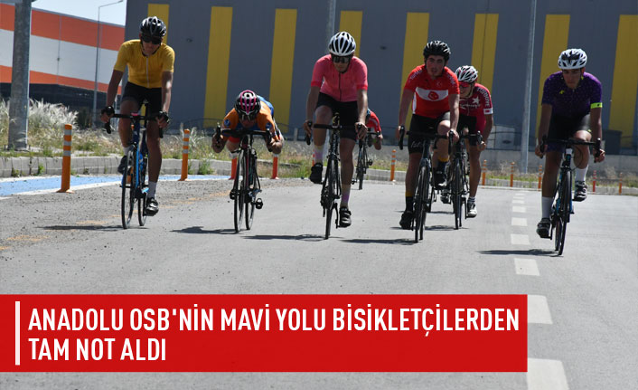 Anadolu OSB bisiklet yolu tam not aldı