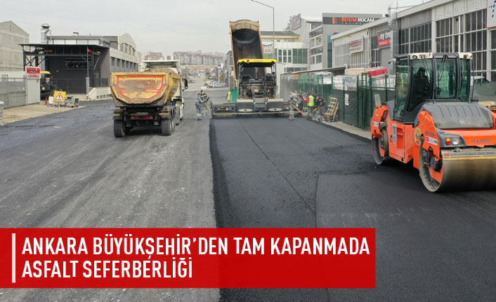 Büyükşehir'den asfalt seferberliği
