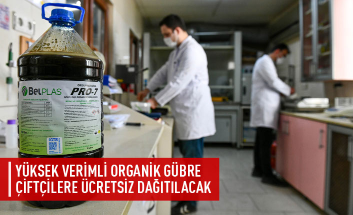 Büyükşehir sıvı gübre üretti