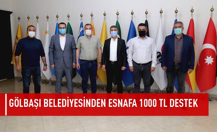 Gölbaşı Belediyesinden esnafa destek