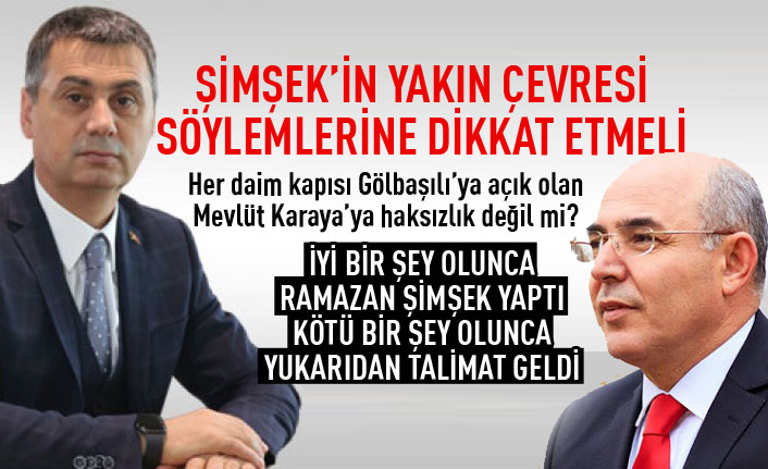 Gölbaşı'nda hedef Mevlüt Karakaya mı?