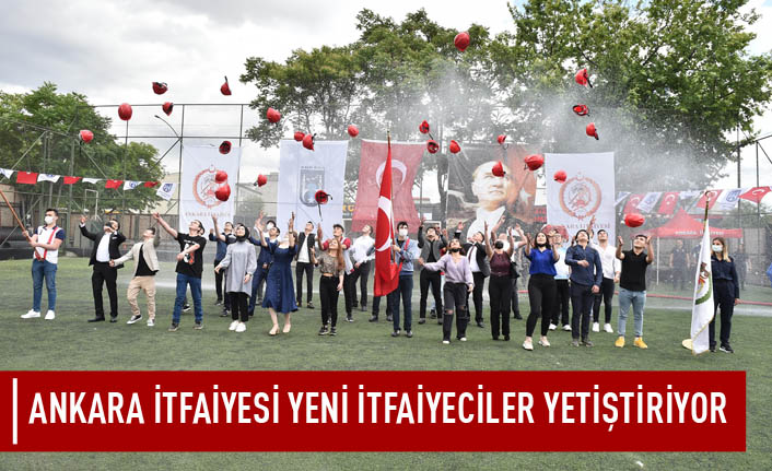 Ankara itfaiyesi yeni itfaiyeciler yetiştiriyor