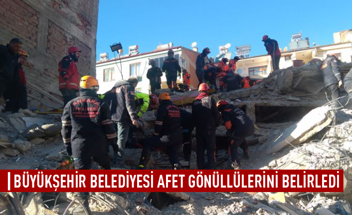 Büyükşehir Belediyesi afet gönüllülerini belirledi