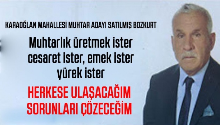 Karaoğlan Mahallesinde Muhtarlık Seçimi Yapılacak