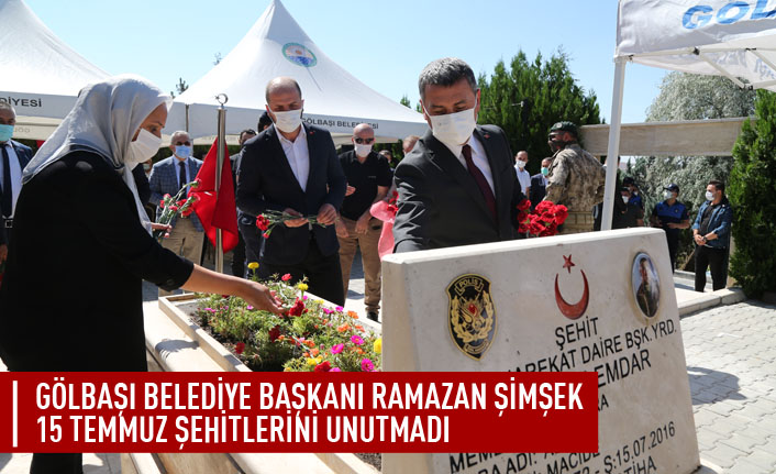 15 Temmuz Şehitleri Mezarları Başında Anıldı