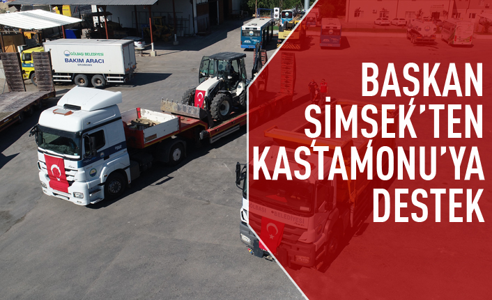 Gölbaşı Belediyesi Yardım Tırları, Kastamonu İçin Yola Çıktı