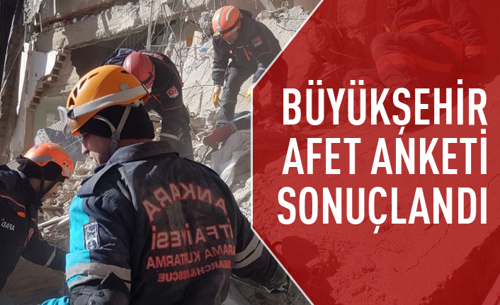 Ankara'da afet anketi