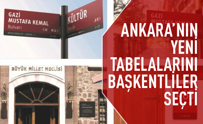 Ankara'nın tabelaları değişiyor