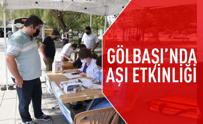 Gölbaşı'nda aşı etkinliği