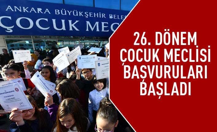 Haydi çocuklar meclis'e: 26. dönem çocuk meclisi başvuruları başladı