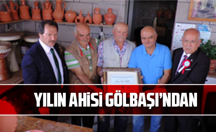 “Yılın Ahisi” Gölbaşı’ndan çömlek ustası Ahmet Önen oldu