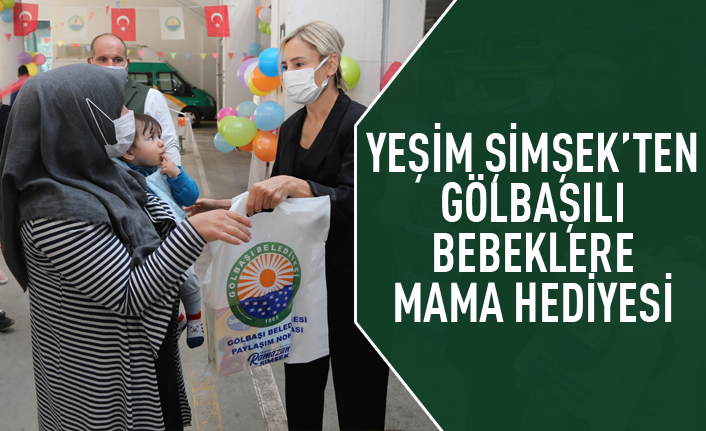 Gölbaşı Belediyesi Bebekleri Unutmadı