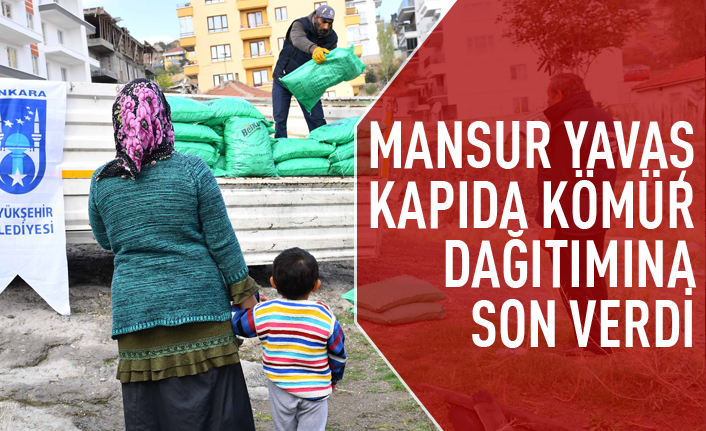 Kapıda kömür dağıtımına son