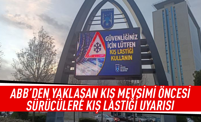 ABB'den araç sahiplerine kış lastiği uyarısı