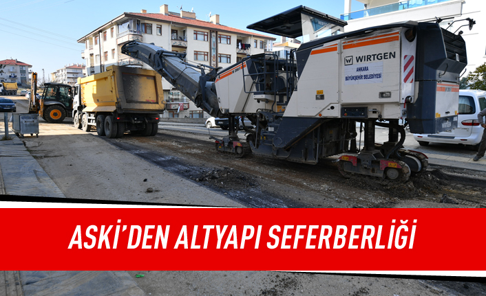 Akyurt'ta atık su ve yağmur suyu hatları yenileniyor