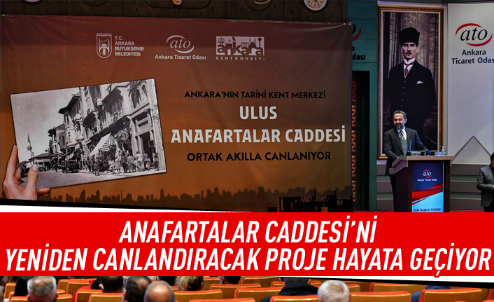 Anafartalar Caddesi yeniden canlanacak