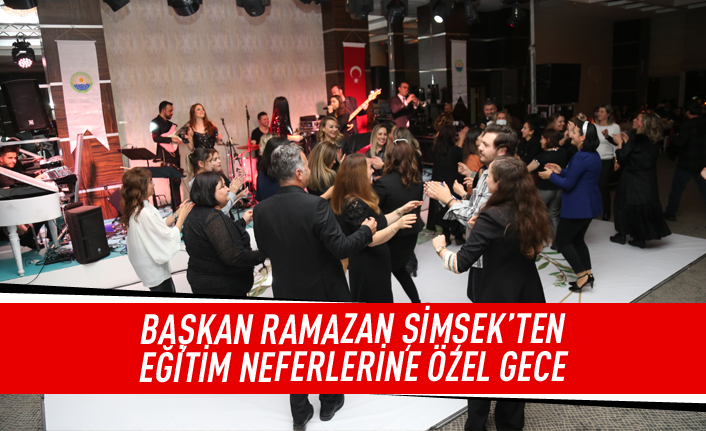 Başkan Ramazan Şimşek ve Eşi Öğretmenleri yemekte ağırladı