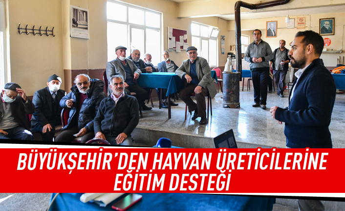 Büyükşehir'den hayvan üreticilerine destek