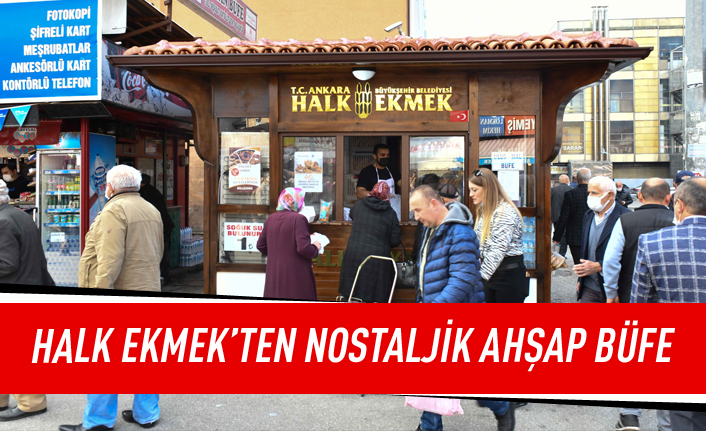 Halk Ekmek'ten nostaljik büfe